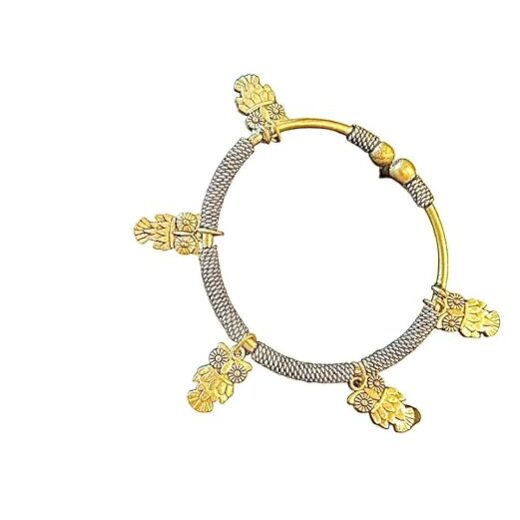 Oxidised Silver Plated Elephant Designed Fashioanble Bangles