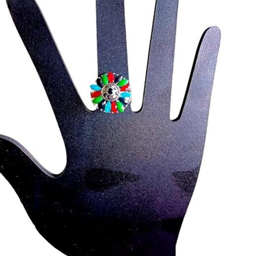 Traditional Fascinating Floral Designs Vintage Brilliant Rings for Women/Girls