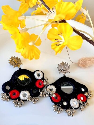 Handmade Fabric Earring Girl and Women