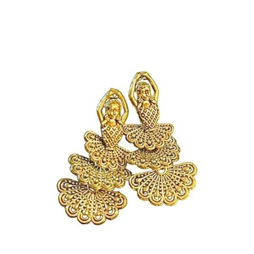 Trendy Stylish Oxidised Jhumka chandbaliya earrings for Girls women Light weight Rakhi gifts Medium