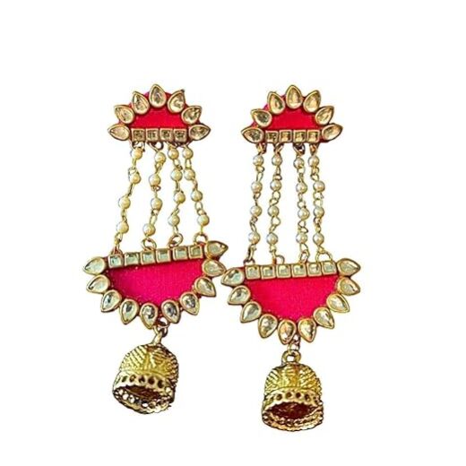 Beautifully Enamelled Traditional Jhumki Earring For Women