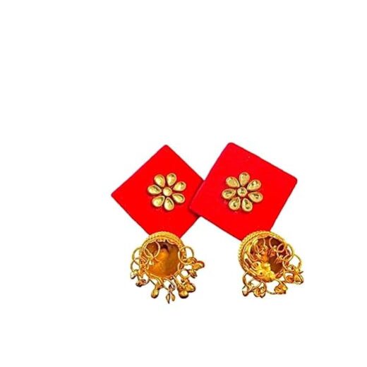 SAKHI collection Fabric Jhumki Earrings Trendy for Women