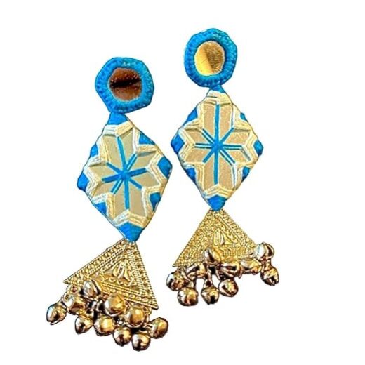SAKHI collection Mirror work jhumka Earring