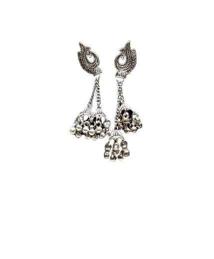 Silver Metal Earing For Women