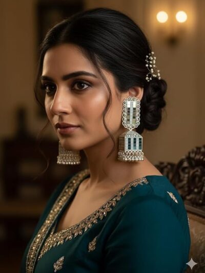 Tradional Style Oxidised, Fancy Earrings For Women and Girls